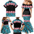 African Adenium Multiflorum Flowers Family Matching Mermaid Dress and Hawaiian Shirt with Kente Style LT9 - Wonder Print Shop