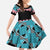 African Adenium Multiflorum Flowers Family Matching Off The Shoulder Long Sleeve Dress and Hawaiian Shirt with Kente Style - Wonder Print Shop