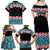 African Adenium Multiflorum Flowers Family Matching Off Shoulder Maxi Dress and Hawaiian Shirt with Kente Style LT9 - Wonder Print Shop