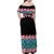 African Adenium Multiflorum Flowers Family Matching Off Shoulder Maxi Dress and Hawaiian Shirt with Kente Style LT9 - Wonder Print Shop