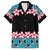 African Adenium Multiflorum Flowers Family Matching Puletasi and Hawaiian Shirt with Kente Style - Wonder Print Shop