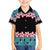 African Adenium Multiflorum Flowers Family Matching Puletasi and Hawaiian Shirt with Kente Style - Wonder Print Shop