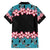 African Adenium Multiflorum Flowers Family Matching Short Sleeve Bodycon Dress and Hawaiian Shirt with Kente Style - Wonder Print Shop