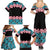 African Adenium Multiflorum Flowers Family Matching Summer Maxi Dress and Hawaiian Shirt with Kente Style - Wonder Print Shop