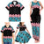 African Adenium Multiflorum Flowers Family Matching Tank Maxi Dress and Hawaiian Shirt with Kente Style - Wonder Print Shop