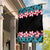 African Adenium Multiflorum Flowers Garden Flag with Kente Style - Wonder Print Shop