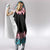 African Adenium Multiflorum Flowers Hooded Blanket with Kente Style