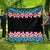 African Adenium Multiflorum Flowers Quilt with Kente Style - Wonder Print Shop