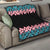 African Adenium Multiflorum Flowers Quilt with Kente Style - Wonder Print Shop