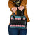 African Adenium Multiflorum Flowers Shoulder Handbag with Kente Style