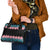 African Adenium Multiflorum Flowers Shoulder Handbag with Kente Style