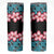 African Adenium Multiflorum Flowers Skinny Tumbler with Kente Style - Wonder Print Shop