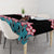African Adenium Multiflorum Flowers Tablecloth with Kente Style - Wonder Print Shop