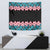 African Adenium Multiflorum Flowers Tapestry with Kente Style - Wonder Print Shop