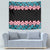 African Adenium Multiflorum Flowers Tapestry with Kente Style - Wonder Print Shop