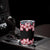 African Adenium Multiflorum Flowers Tumbler Cup with Kente Style - Wonder Print Shop