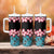 African Adenium Multiflorum Flowers Tumbler With Handle with Kente Style - Wonder Print Shop