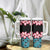 African Adenium Multiflorum Flowers Tumbler With Handle with Kente Style - Wonder Print Shop
