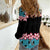 African Adenium Multiflorum Flowers Women Casual Shirt with Kente Style - Wonder Print Shop