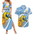 Custom Argentina Rugby Champion Couples Matching Summer Maxi Dress and Hawaiian Shirt Los Puma with Sporty Style LT9 - Wonder Print Shop