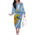 Custom Argentina Rugby Champion Family Matching Off The Shoulder Long Sleeve Dress and Hawaiian Shirt Los Puma with Sporty Style - Wonder Print Shop