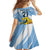 Custom Argentina Rugby Champion Family Matching Off Shoulder Maxi Dress and Hawaiian Shirt Los Puma with Sporty Style LT9 - Wonder Print Shop