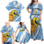 Custom Argentina Rugby Champion Family Matching Off Shoulder Maxi Dress and Hawaiian Shirt Los Puma with Sporty Style LT9 - Wonder Print Shop