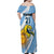 Custom Argentina Rugby Champion Family Matching Off Shoulder Maxi Dress and Hawaiian Shirt Los Puma with Sporty Style LT9 - Wonder Print Shop