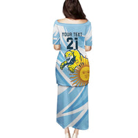 Custom Argentina Rugby Champion Family Matching Puletasi and Hawaiian Shirt Los Puma with Sporty Style - Wonder Print Shop