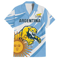 Custom Argentina Rugby Champion Family Matching Summer Maxi Dress and Hawaiian Shirt Los Puma with Sporty Style - Wonder Print Shop