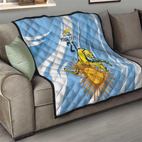 Custom Argentina Rugby Champion Quilt Los Puma with Sporty Style - Wonder Print Shop