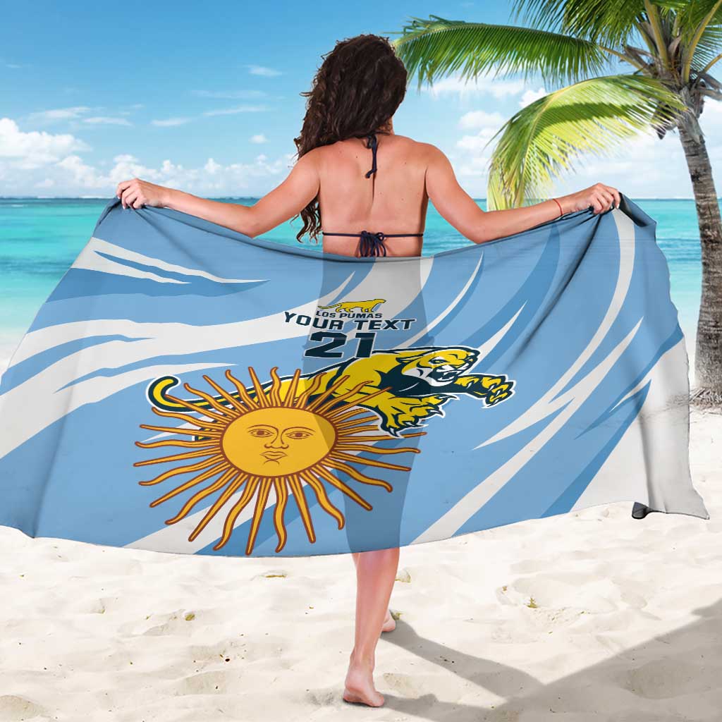 Custom Argentina Rugby Champion Sarong Los Puma with Sporty Style - Wonder Print Shop