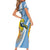Custom Argentina Rugby Champion Short Sleeve Bodycon Dress Los Puma with Sporty Style - Wonder Print Shop