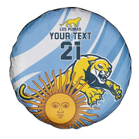 Custom Argentina Rugby Champion Spare Tire Cover Los Puma with Sporty Style - Wonder Print Shop