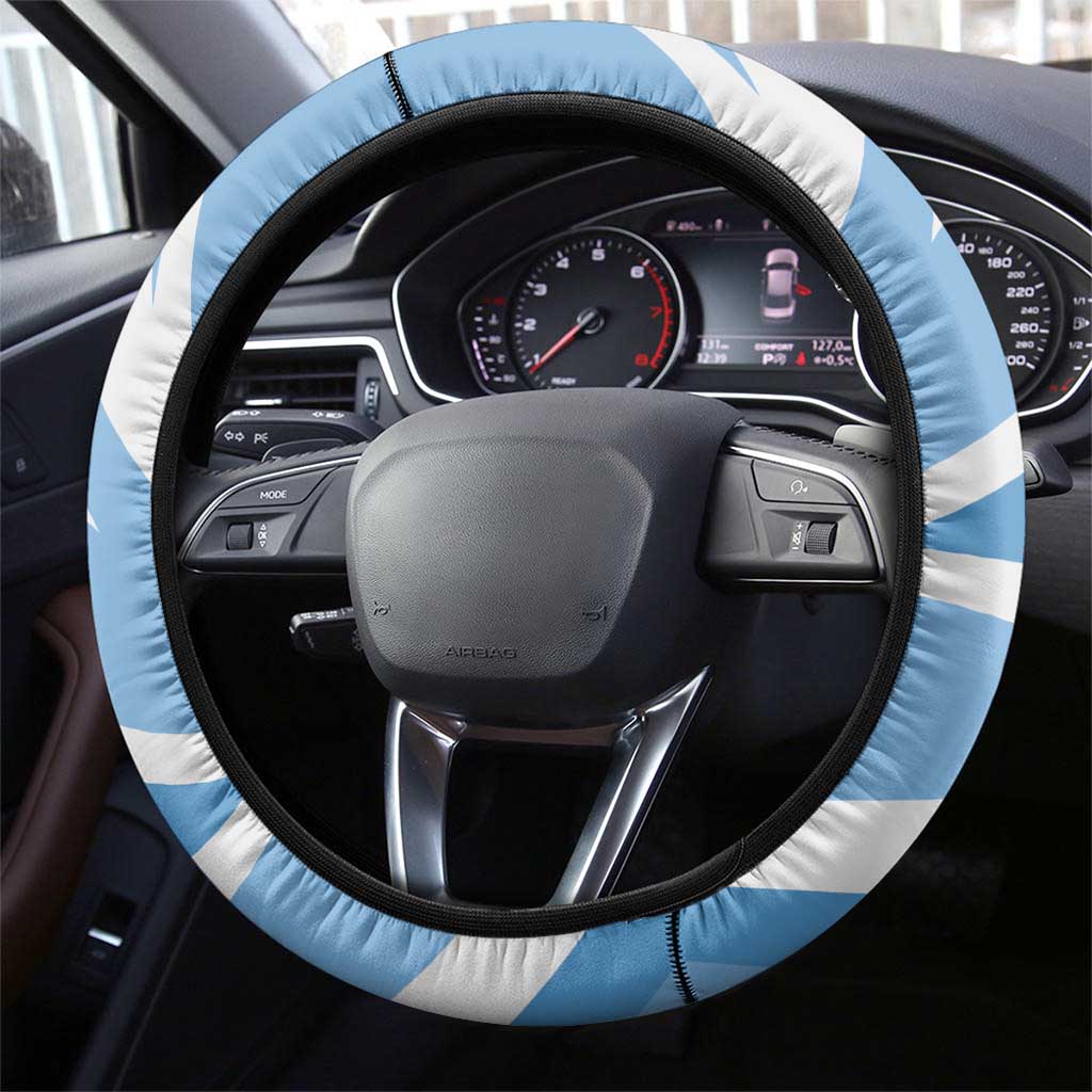 Argentina Rugby Champion Steering Wheel Cover Los Puma with Sporty Style - Wonder Print Shop
