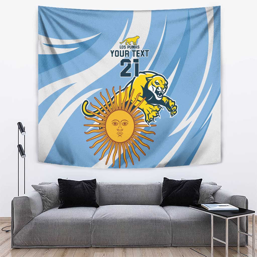 Custom Argentina Rugby Champion Tapestry Los Puma with Sporty Style - Wonder Print Shop