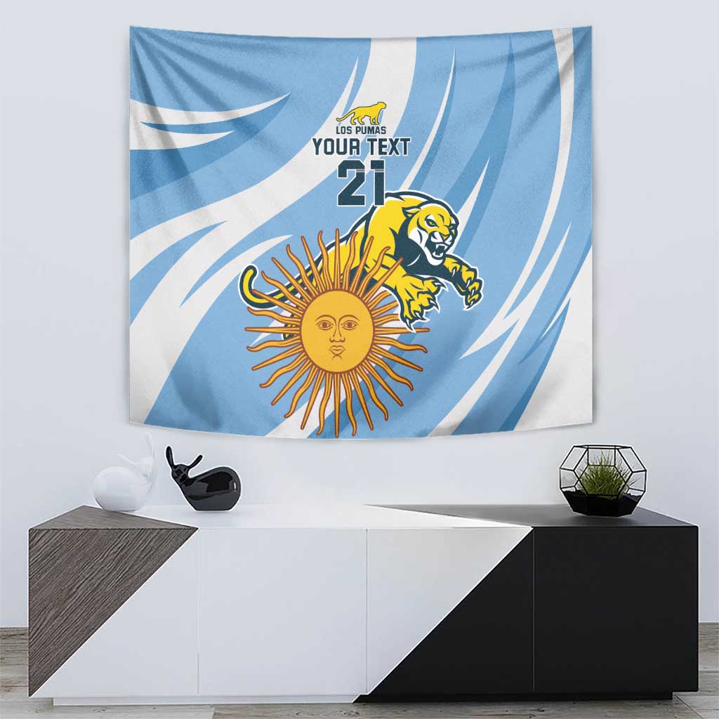 Custom Argentina Rugby Champion Tapestry Los Puma with Sporty Style - Wonder Print Shop