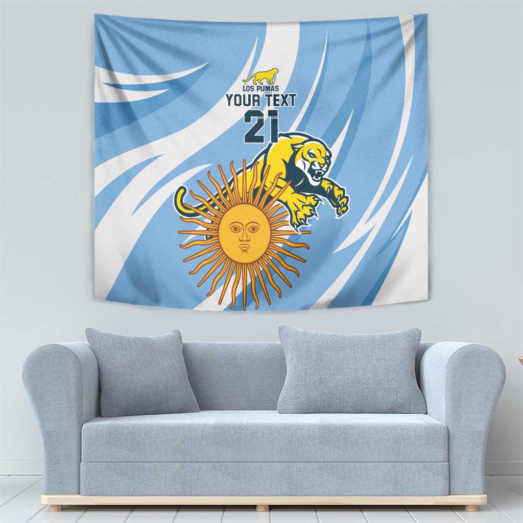 Custom Argentina Rugby Champion Tapestry Los Puma with Sporty Style - Wonder Print Shop