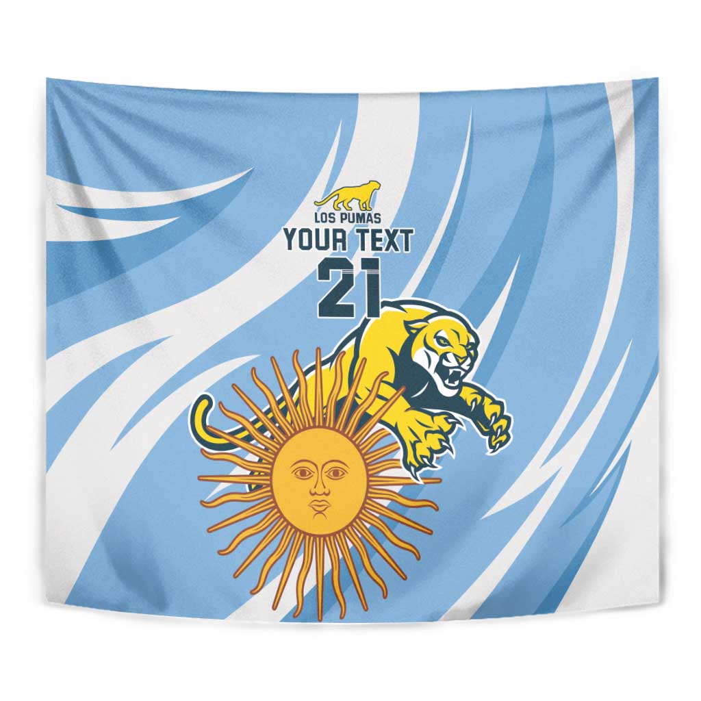 Custom Argentina Rugby Champion Tapestry Los Puma with Sporty Style - Wonder Print Shop