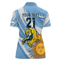 Custom Argentina Rugby Champion Women Polo Shirt Los Puma with Sporty Style - Wonder Print Shop