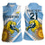Custom Argentina Rugby Champion Women Sleeveless Polo Shirt Los Puma with Sporty Style - Wonder Print Shop