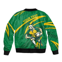 Personalized Australia Rugby Champion Bomber Jacket Wallabies Mascot with Sporty Style LT9 - Wonder Print Shop