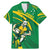 Personalized Australia Rugby Champion Family Matching Mermaid Dress and Hawaiian Shirt Wallabies Mascot with Sporty Style LT9 - Wonder Print Shop
