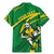 Personalized Australia Rugby Champion Family Matching Mermaid Dress and Hawaiian Shirt Wallabies Mascot with Sporty Style LT9 - Wonder Print Shop