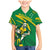 Personalized Australia Rugby Champion Family Matching Mermaid Dress and Hawaiian Shirt Wallabies Mascot with Sporty Style LT9 - Wonder Print Shop