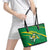 Personalized Australia Rugby Champion Leather Tote Bag Wallabies Mascot with Sporty Style - Wonder Print Shop