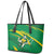 Personalized Australia Rugby Champion Leather Tote Bag Wallabies Mascot with Sporty Style - Wonder Print Shop