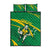 Personalized Australia Rugby Champion Quilt Bed Set Wallabies Mascot with Sporty Style - Wonder Print Shop