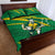Personalized Australia Rugby Champion Quilt Bed Set Wallabies Mascot with Sporty Style - Wonder Print Shop