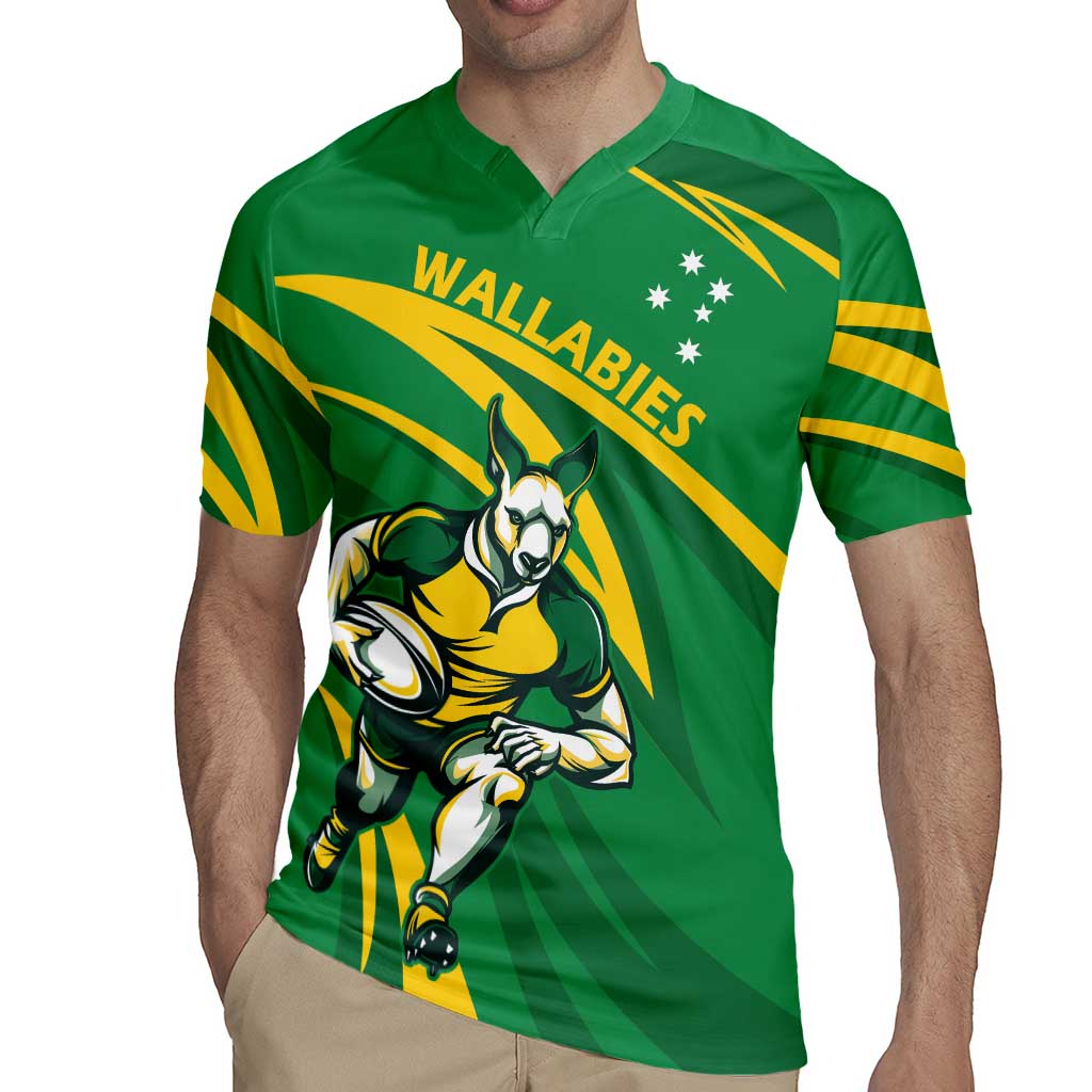 Personalized Australia Rugby Champion Rugby Jersey Wallabies Mascot with Sporty Style - Wonder Print Shop